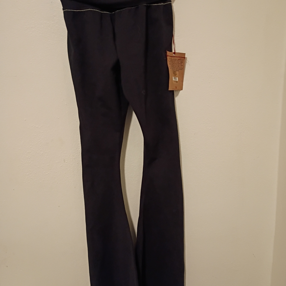 True Religion Black Flared Leggings